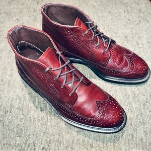 DEXTER Leather Wing Tip Oxford Women's Boot Size 7